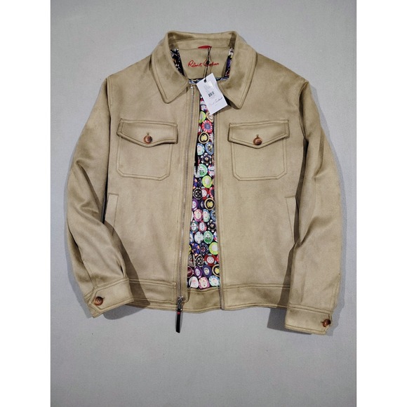 Robert Graham Tan Vegan Suede Jacket - Picture 2 of 13